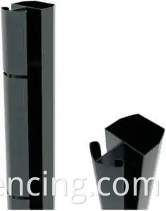 Neue Design für Privatsphäre und Eisentore mit PVC Slat für den Innenhofgarten